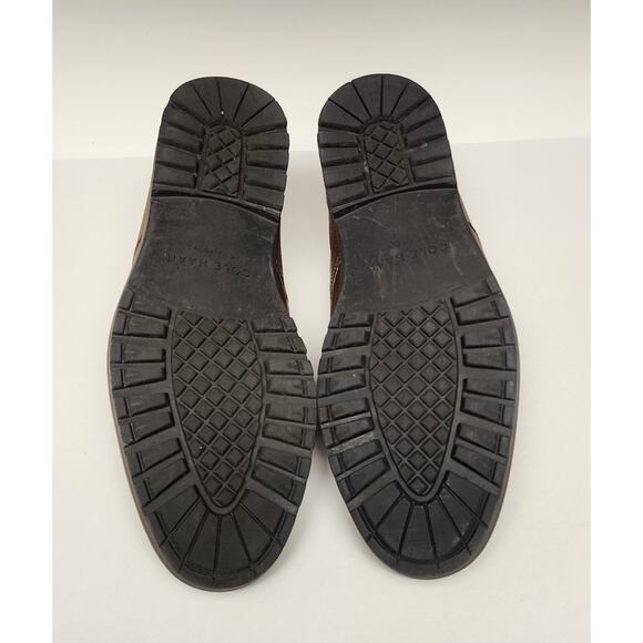 COLE HAAN Men's Memory Flex Oxford Cap Toe Browm Dress Shoes Size 11M - Picture 7 of 7